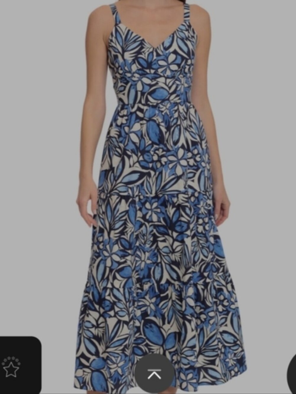 Maggy London Normani True Blue Navy Maxi Dress